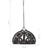 Taklampa industriell kugghjulsdesign 45 cm E27 vidaXL – miniatyr 7
