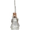Taklampa industriell silver E27 mangoträ vidaXL – miniatyr 5