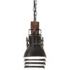 Taklampa industriell svart E27 mangoträ vidaXL – miniatyr 5
