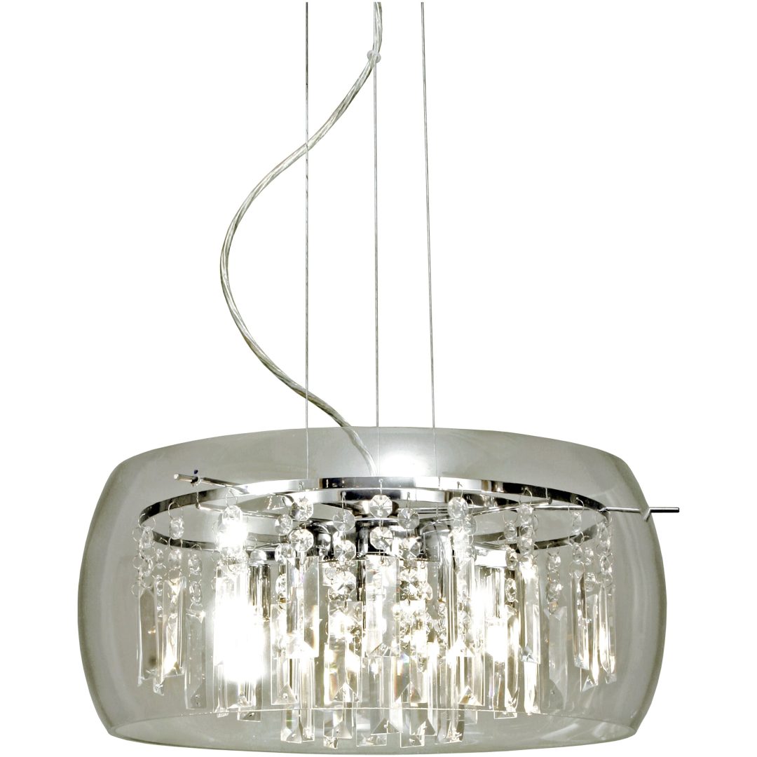 Taklampa Intro Krom/klar ANETA HOME