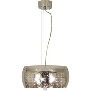 Taklampa Klara Rökgrå/krom ANETA HOME