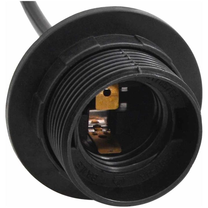 Taklampa med 3 lamphållare E27 svart metall vidaXL – bild 11