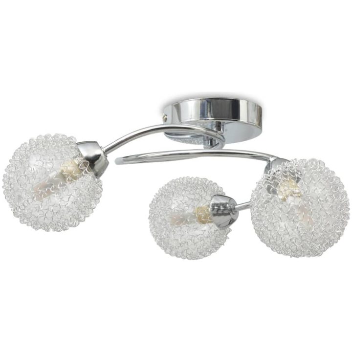 Taklampa med 3 LED-glödlampor G9 120 W vidaXL – bild 4