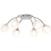 Taklampa med 6 LED-glödlampor G9 240 W vidaXL – miniatyr 2