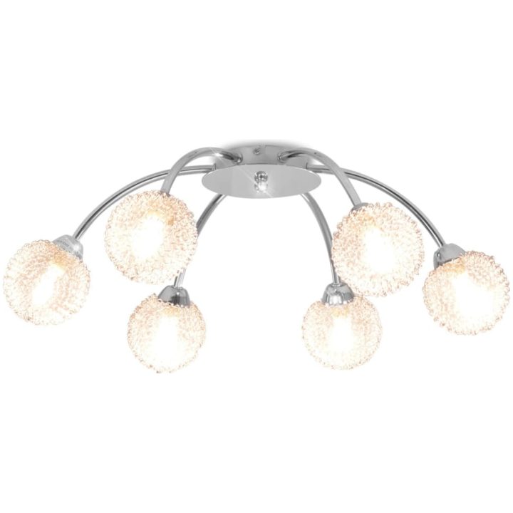 Taklampa med 6 LED-glödlampor G9 240 W vidaXL – bild 2