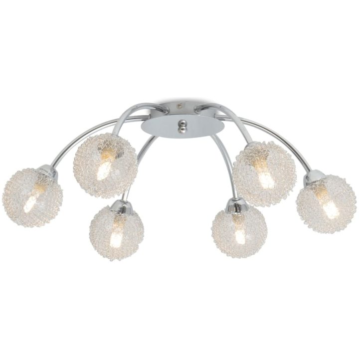 Taklampa med 6 LED-glödlampor G9 240 W vidaXL – bild 3