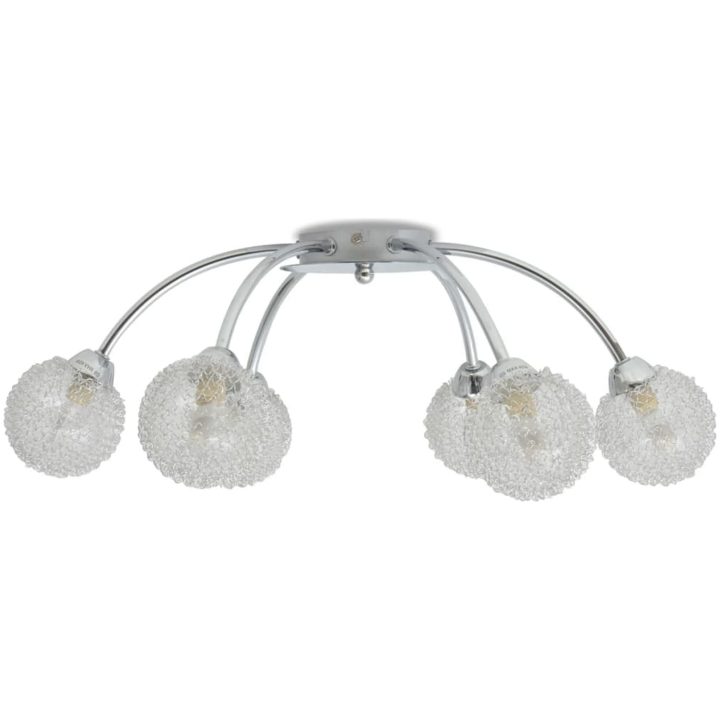 Taklampa med 6 LED-glödlampor G9 240 W vidaXL – bild 5