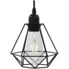 Taklampa med diamantdesign svart 3 x E27-lampa vidaXL – miniatyr 5