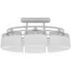 Taklampa med elipsoida glaskupor för 6 E14-lampor vidaXL – miniatyr 3