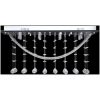 Taklampa med glittrande glaskristaller vit 8 x G9 29 cm vidaXL – miniatyr 3