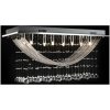 Taklampa med glittrande glaskristaller vit 8 x G9 29 cm vidaXL – miniatyr 8