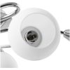 Taklampa med keramikskärmar för 5 E14-lampor vit klot vidaXL – miniatyr 7
