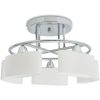 Taklampa med ovala glasskärmar för 5 E14-lampor 200 W vidaXL – miniatyr 2