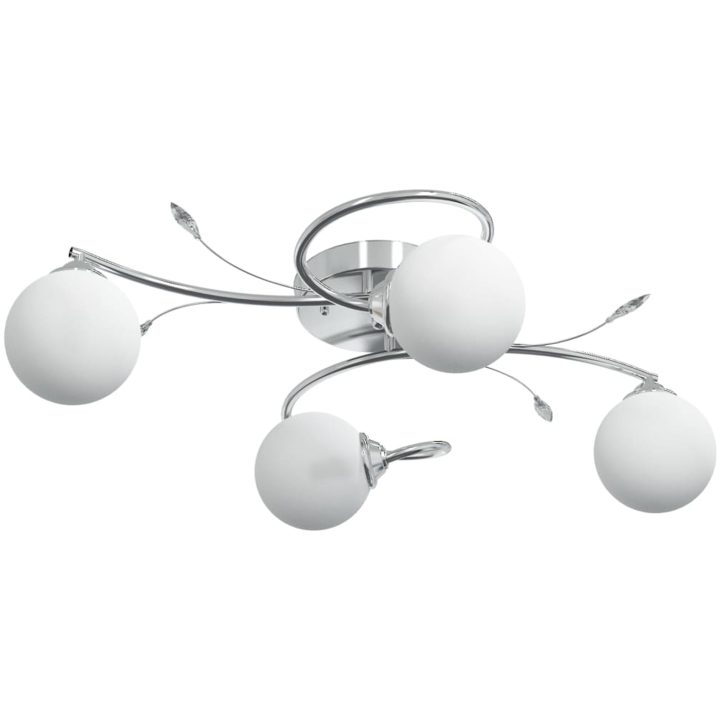 Taklampa med runda lampor för 4 G9 LED-lampor vidaXL – bild 2