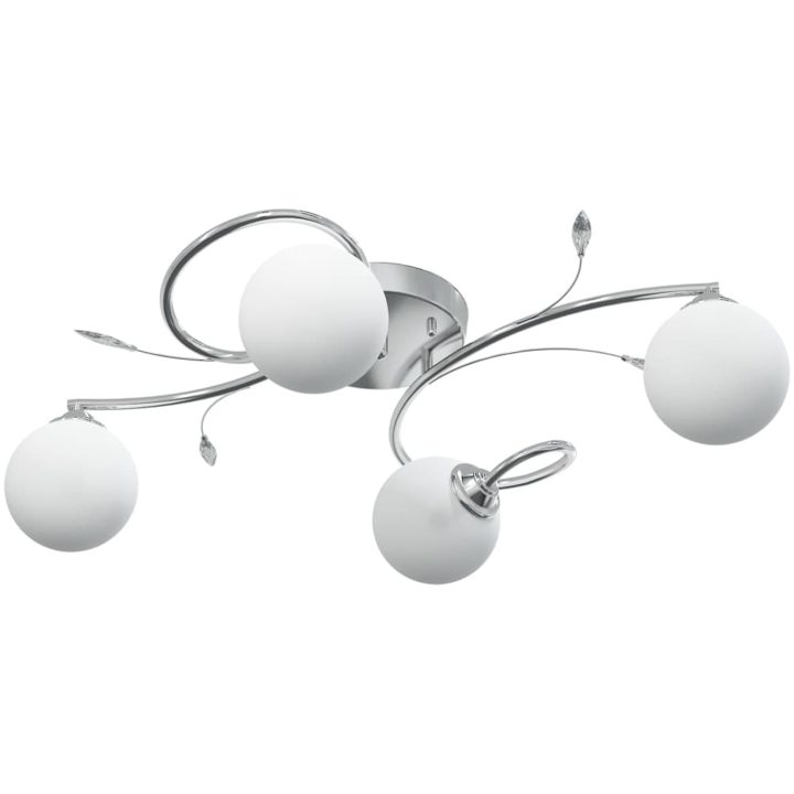 Taklampa med runda lampor för 4 G9 LED-lampor vidaXL – bild 4