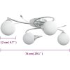 Taklampa med runda lampor för 4 G9 LED-lampor vidaXL – miniatyr 6