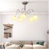 Taklampa med runda lampskärmar för 5 G9 LED-lampor vidaXL – miniatyr 1