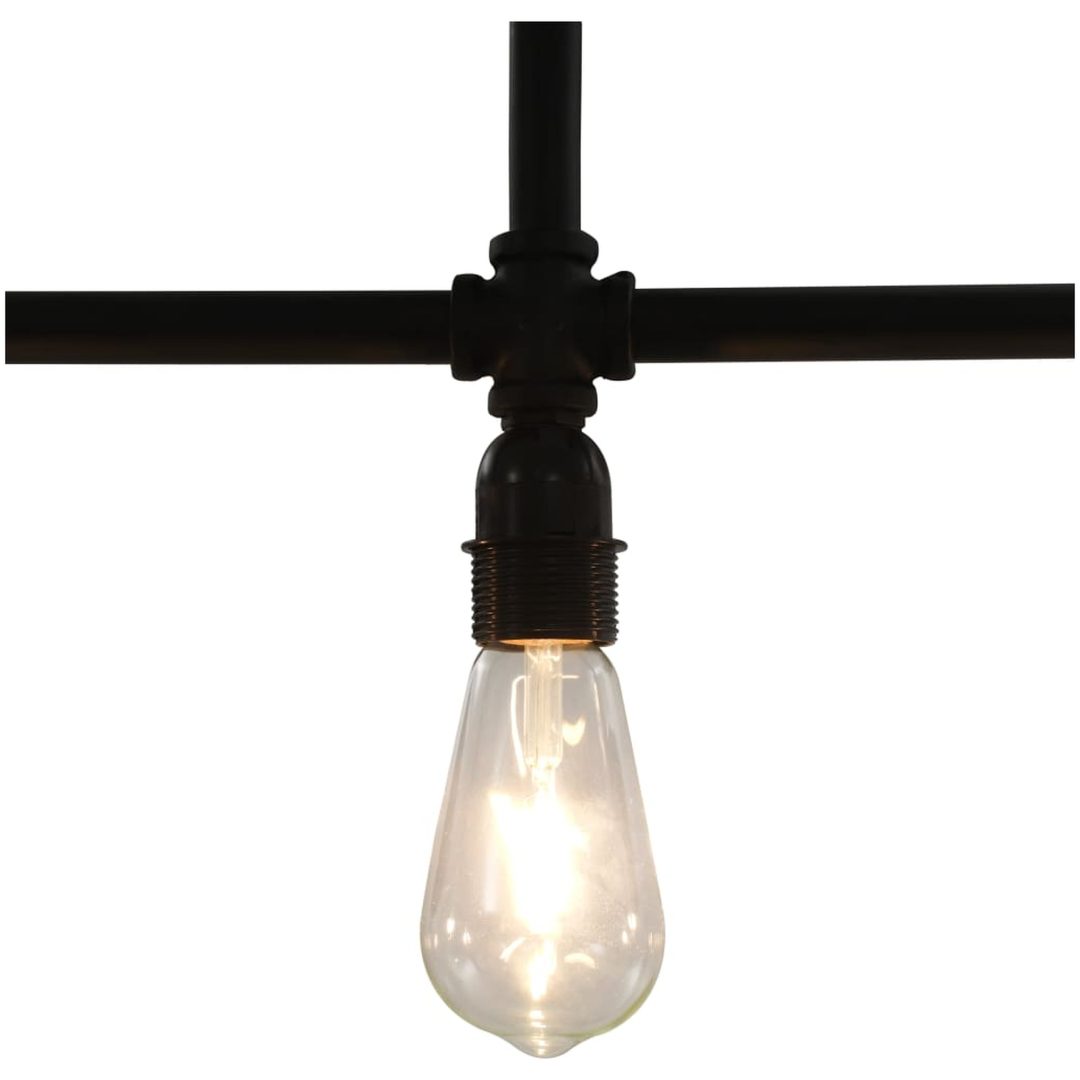 Taklampa svart 3 x E27-lampor vidaXL – bild 4