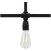 Taklampa svart 3 x E27-lampor vidaXL – miniatyr 5