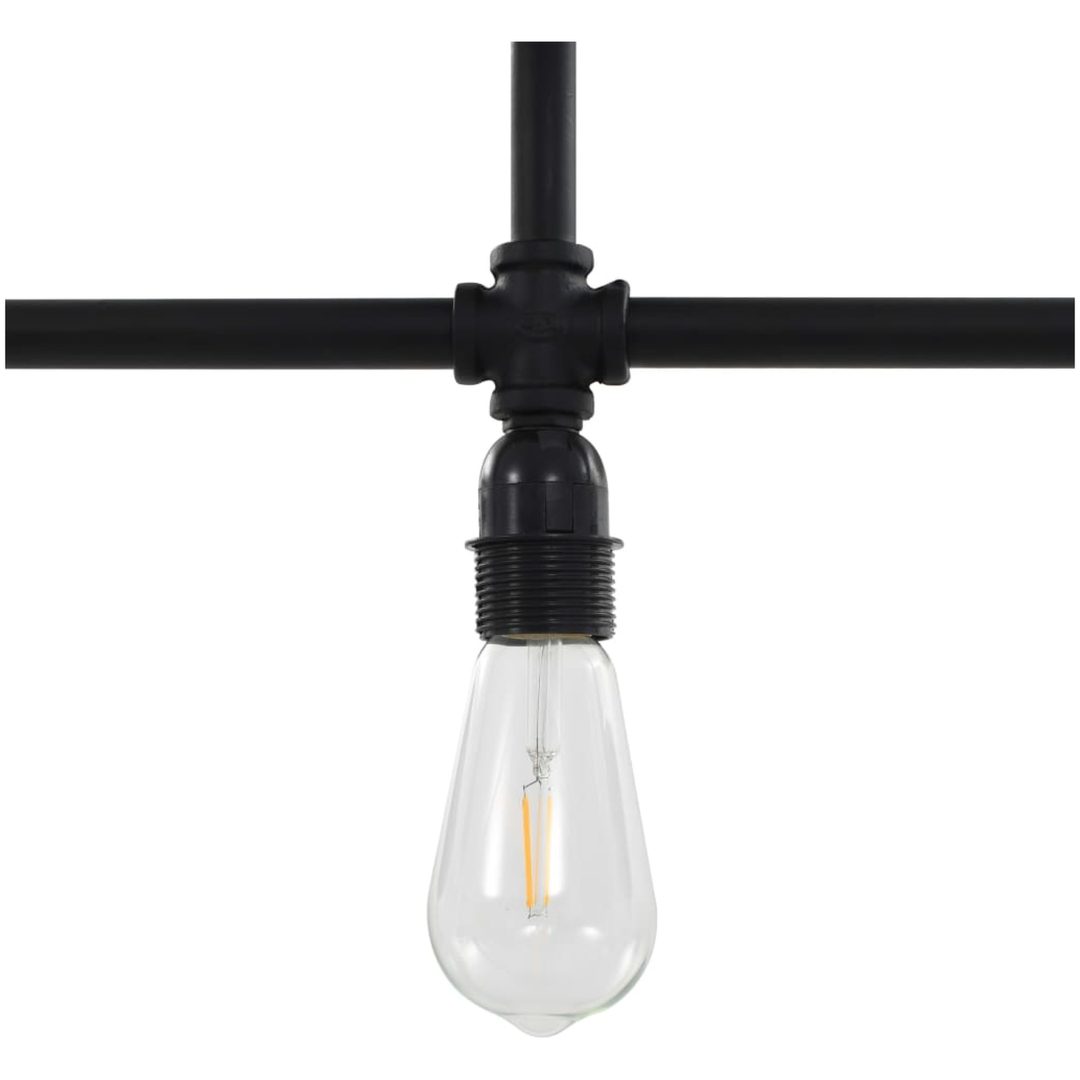 Taklampa svart 3 x E27-lampor vidaXL – bild 5