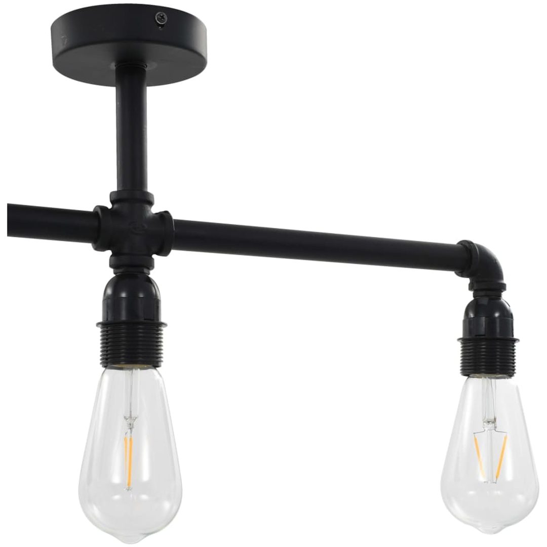 Taklampa svart 3 x E27-lampor vidaXL – bild 6