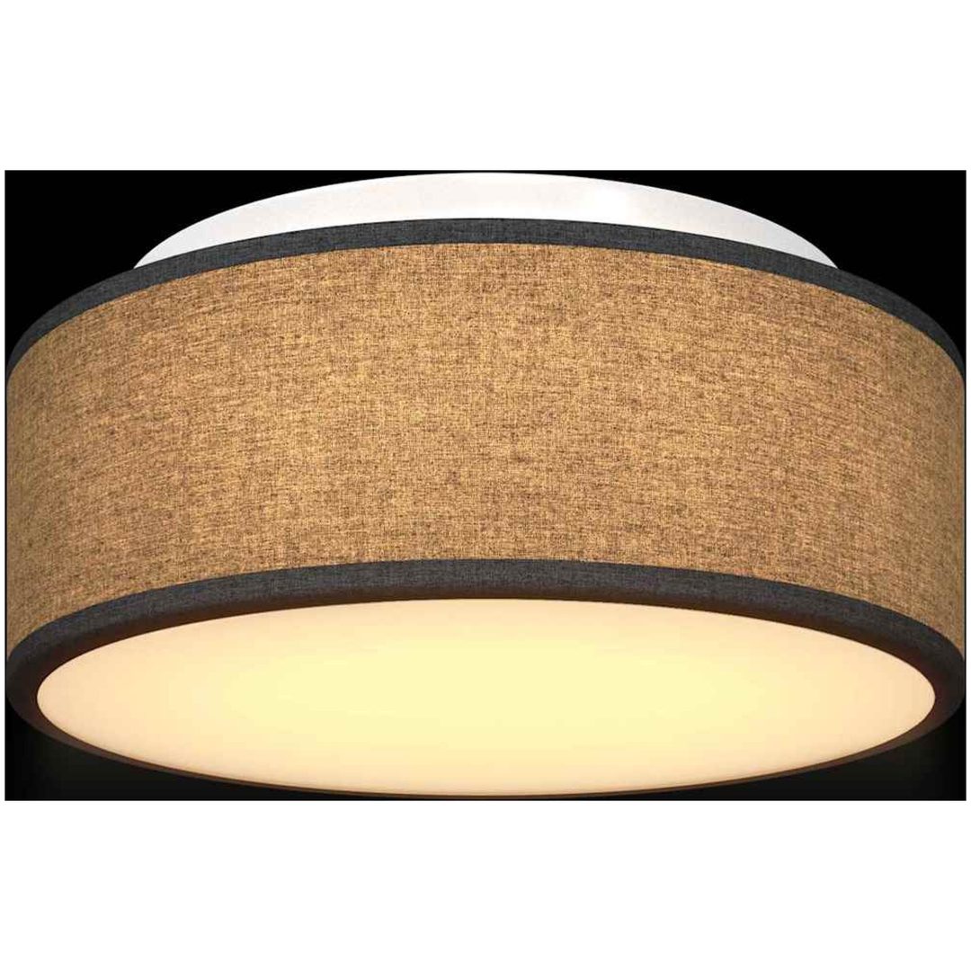 Taklampa Svart 30 cm Tyg E27 vidaXL 30 x 30 x 13.5 cm – bild 11