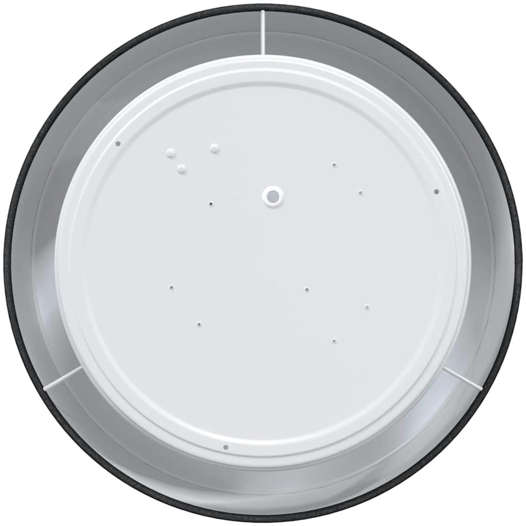 Taklampa Svart 30 cm Tyg E27 vidaXL 30 x 30 x 13.5 cm – bild 6