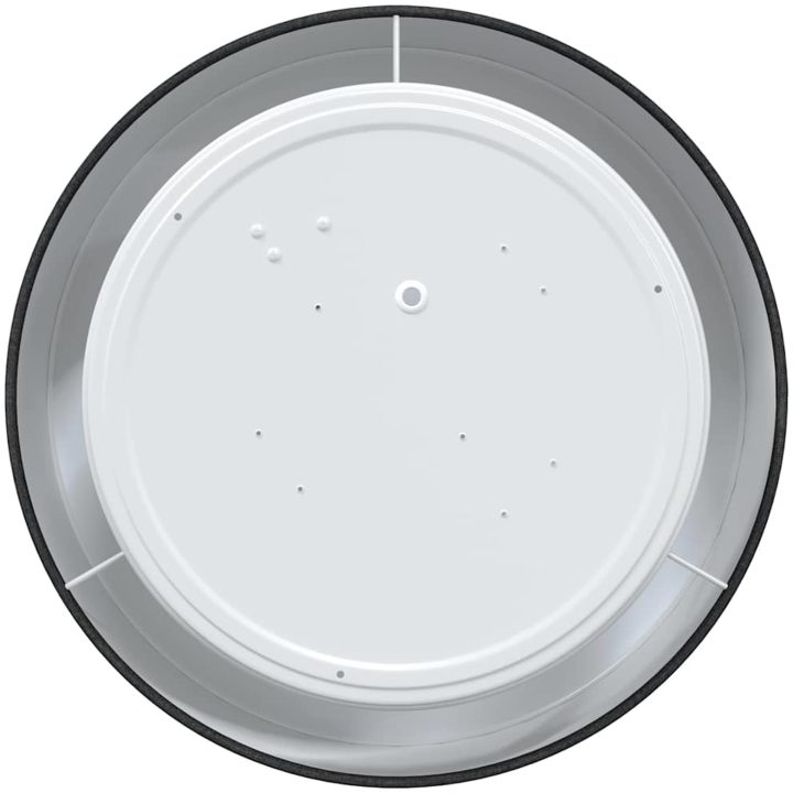 Taklampa Svart 30 cm Tyg E27 vidaXL 30 x 30 x 13.5 cm – bild 6
