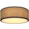 Taklampa Svart 30 cm Tyg E27 vidaXL 30 x 30 x 13.5 cm – miniatyr 10