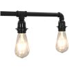 Taklampa svart 5 x E27-lampor vidaXL – miniatyr 5