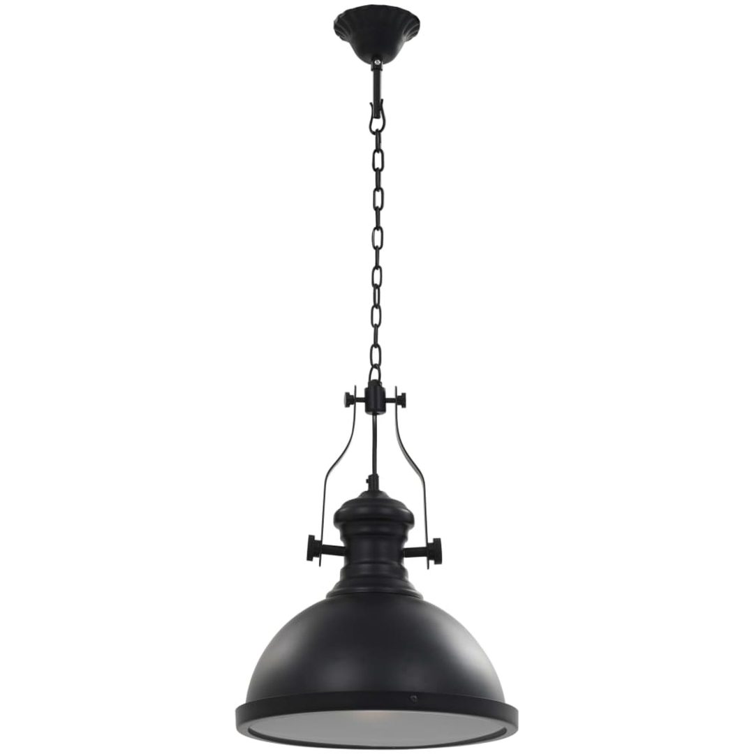 Taklampa svart rund E27 vidaXL – bild 3