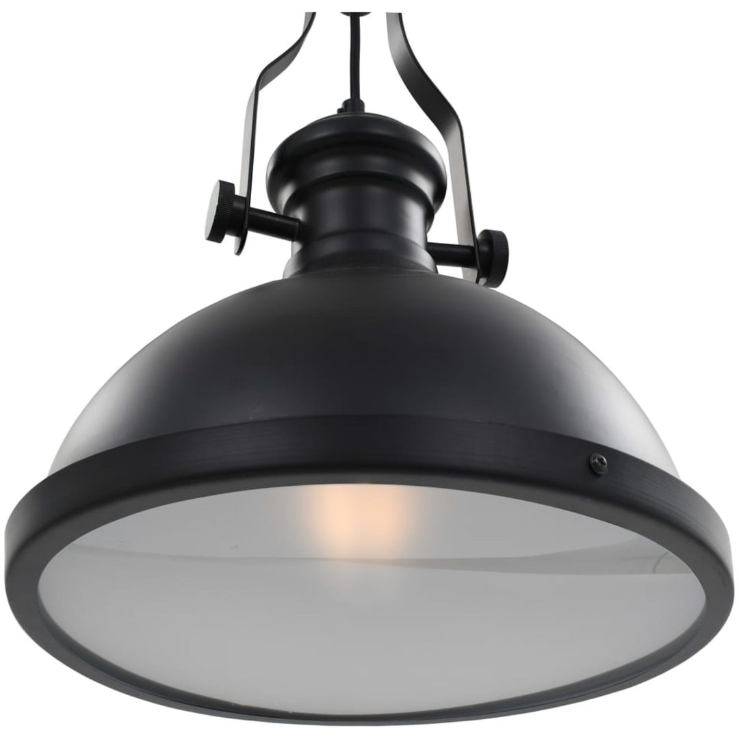 Taklampa svart rund E27 vidaXL – bild 5