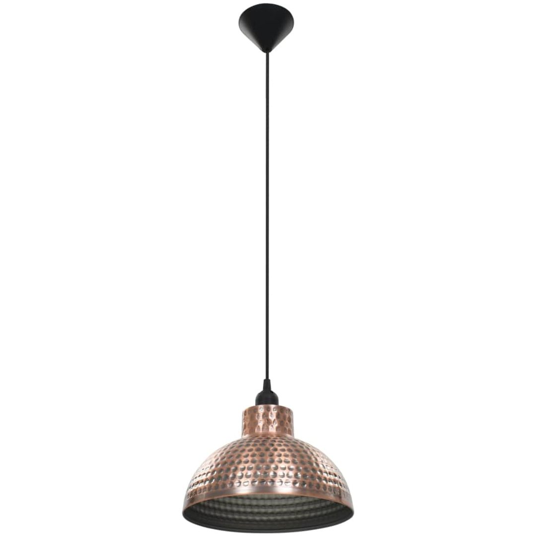 Taklampor 2 st halvrunda koppar vidaXL – bild 4