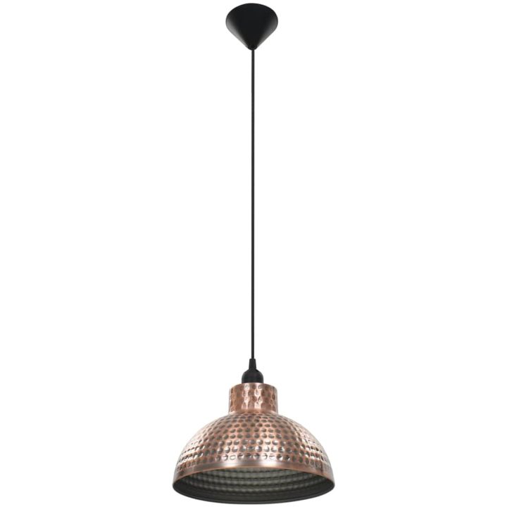 Taklampor 2 st halvrunda koppar vidaXL – bild 4