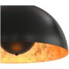 Taklampor 2 st svart och guld halvrund E27 vidaXL 40 cm – miniatyr 8