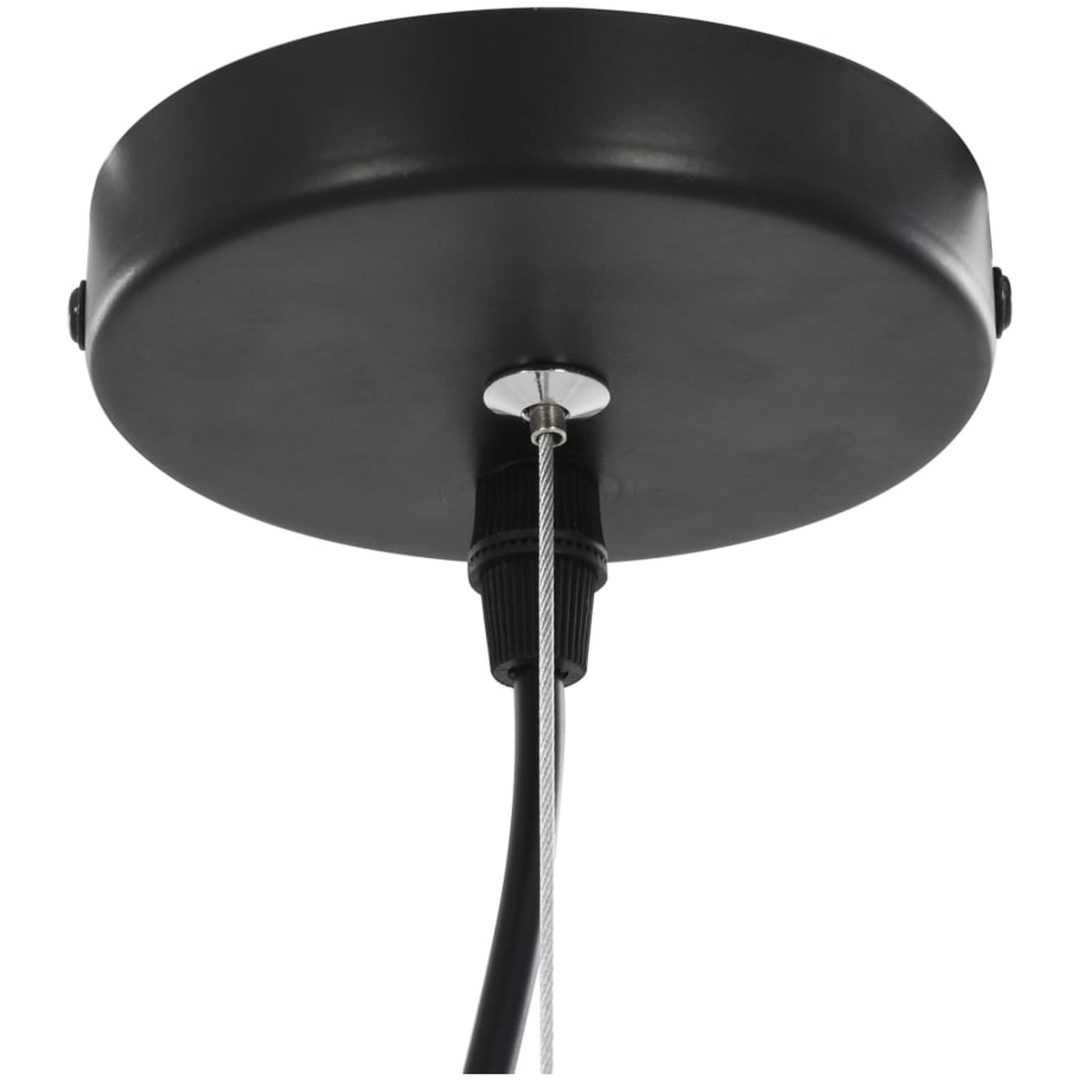 Taklampor 2 st svart och guld halvrund E27 vidaXL 40 cm – bild 9