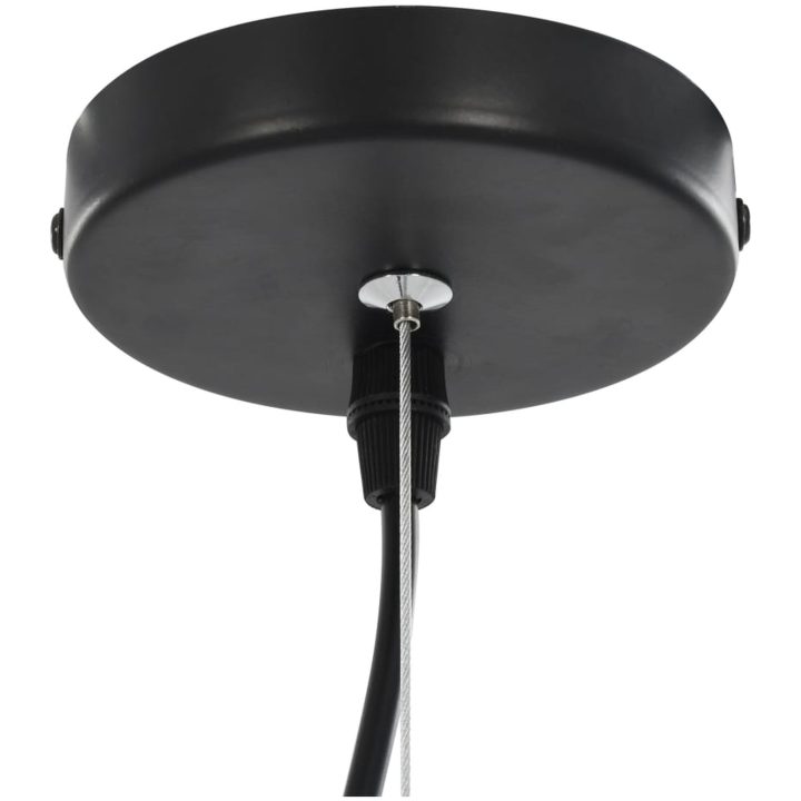Taklampor 2 st svart och guld halvrund E27 vidaXL 40 cm – bild 9