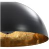 Taklampor 2 st svart och guld halvrunda 50 cm E27 vidaXL 50 cm – miniatyr 7