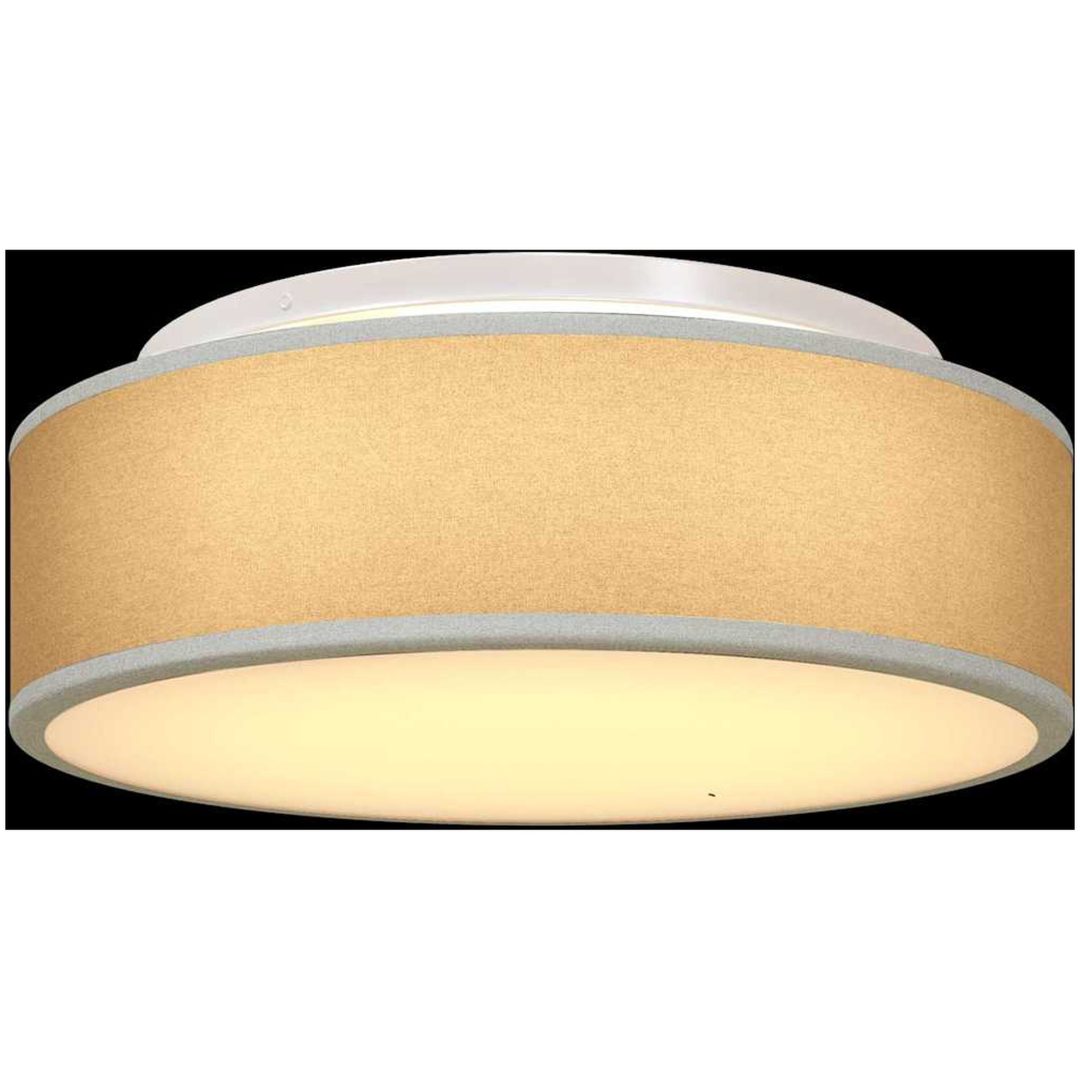 Taklampor Flush Mount Grå 38 cm Tyg E27 vidaXL 38 x 38 x 13.5 cm – bild 11