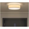 Taklampor Flush Mount Grå 38 cm Tyg E27 vidaXL 38 x 38 x 13.5 cm – miniatyr 4