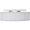 Taklampor Flush Mount Grå 38 cm Tyg E27 vidaXL 38 x 38 x 13.5 cm – miniatyr 5