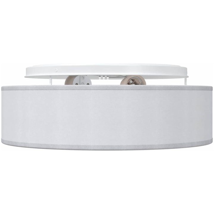 Taklampor Flush Mount Grå 38 cm Tyg E27 vidaXL 38 x 38 x 13.5 cm – bild 5