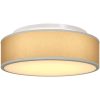 Taklampor Flush Mount Grå 38 cm Tyg E27 vidaXL 38 x 38 x 13.5 cm – miniatyr 10