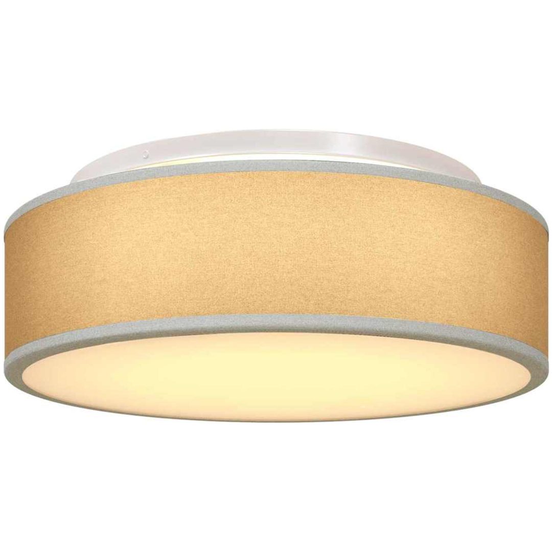 Taklampor Flush Mount Grå 38 cm Tyg E27 vidaXL 38 x 38 x 13.5 cm – bild 10