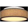 Taklampor Flush Mount Svart 38 cm Tyg E27 vidaXL 38 x 38 x 13.5 cm – miniatyr 11