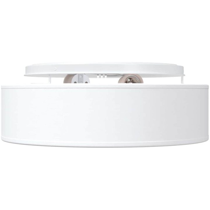 Taklampor Flush Mount Vit 38 cm Tyg E27 vidaXL 38 x 38 x 13.5 cm – bild 5