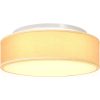 Taklampor Flush Mount Vit 38 cm Tyg E27 vidaXL 38 x 38 x 13.5 cm – miniatyr 8