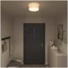 Taklampor Flush Mount Vita 30 cm Tyg E27 vidaXL 30 x 30 x 13,5 cm – miniatyr 3