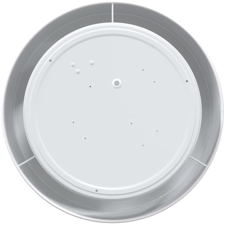 Taklampor Flush Mount Vita 30 cm Tyg E27 vidaXL 30 x 30 x 13,5 cm – bild 6