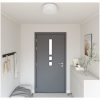 Taklampor Flush Mount Vita 30 cm Tyg E27 vidaXL 30 x 30 x 13,5 cm – miniatyr 1